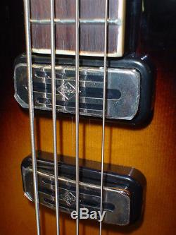 Hofner HCT-500/5 Contemporary President Reissue Bass with Case & TUNER CABLE STRAP
