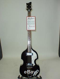 Hofner Hi Series Ignition Violin Bass BLACK with CASE, TUNER & CABLE