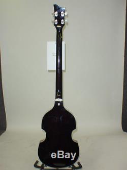 Hofner Hi Series Ignition Violin Bass with Orig Case TRANS BLACK TUNER CABLE STRAP