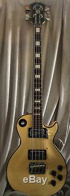 Hoyer LP Bass White- Grover tuners 30 scale cool player, sounds great! Germany