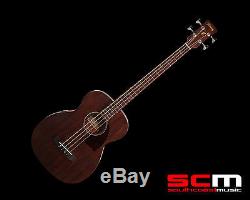 IBANEZ PCBE12MH ELECTRO-ACOUSTIC BASS GUITAR OPEN PORE MAHOGANY withPICKUP + TUNER