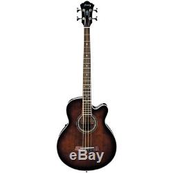 Ibanez AEB10E Acoustic-Electric Bass Guitar with Onboard Tuner 190839436863 OB