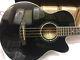Ibanez AEB10E Acoustic-Electric Bass Guitar with Onboard Tuner Black