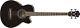 Ibanez AEB10EBK Acoustic-Electric Bass Guitar with Onboard Tuner Gloss Black