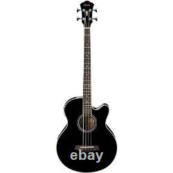 Ibanez AEB5E Acoustic-Electric Bass Guitar Black 197881178925 RF