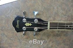 Ibanez AEB5E NT-3U-01 Natural 4-String Acoustic Bass Guitar with EQ & Tuner