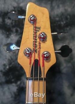 Ibanez ATK 300L Bass Left Handed 1995 Lefty MIK + case w upgraded Hipshot tuners