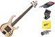 Ibanez BTB33 5-String Electric Bass Guitar Flat Natural withtuner + More