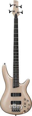Ibanez Champagne Gold SR300ECGD Electric bass Guitar withTuner + More
