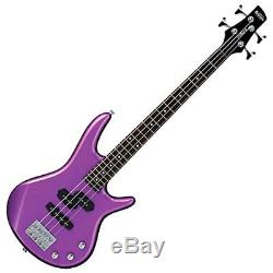 Ibanez GIO GSRM20MPL Metallic Purple 28.6 Scale 4 String Bass Guitar with Tuner