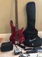 Ibanez GSR190 4 String Electric Bass Red Finish With Bag & Auto Tuner