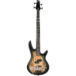 Ibanez GSR200 GIO 4-Str Electric Bass Guitar, Natural Gray withClip on Tuner&Cable