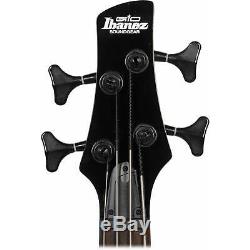 Ibanez GSR200 GIO 4-String Electric Bass Guitar Brown withClip on Tuner & Cable