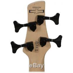 Ibanez GSR200 GIO 4-String Electric Bass Guitar Brown withClip on Tuner & Cable