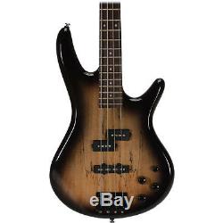 Ibanez GSR200 GIO 4-String Electric Bass Guitar Natural Gray withStand, tuner&Pick