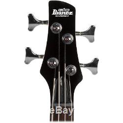 Ibanez GSR200 GIO 4-String Electric Bass Guitar Red withFront Row Stand, tuner&Pick