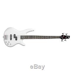 Ibanez GSR200PW Electric Bass Guitar with Pearl White Finish With Tuner & Cable