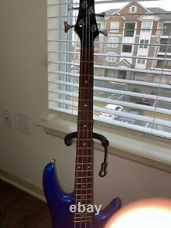 Ibanez GSRM20 4 String Bass Guitar Starlight Blue. Stand, Case, Tuner, Etc Gre