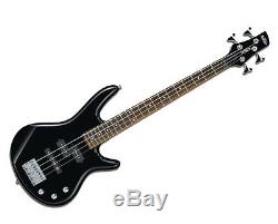 Ibanez GSRM20 4-String Electric Bass Black With Tuner, Stand, Strap and Cable