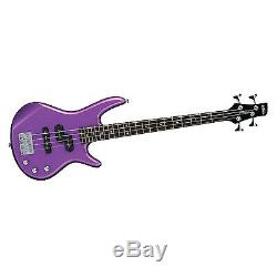 Ibanez GSRM20MPL GSR Series Electric Bass Guitar-Purple with Clip-on Tuner