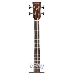 Ibanez PCBE12MH Acoustic-Electric Bass w. Cloth, Tuner, Picks, Case and Stand