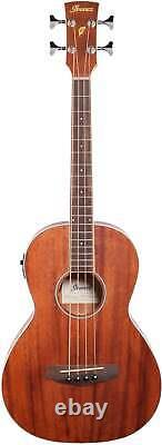 Ibanez PNB14E Parlor Acoustic-Electric Bass Guitar Open Pore Natural