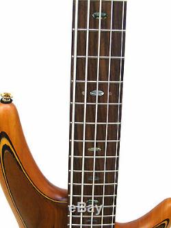Ibanez SR1205E 5-String Bass Guitar Vintage Natural Flat with TUNER & CABLE