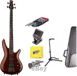 Ibanez SR300ERBM Electric Bass Guitar Root Beer Metallic withGigbag, Tuner + More