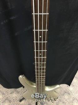 Ibanez SR300SVP Bass Guitar With Free Tuner And Strap. Silver Sparkle