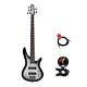 Ibanez SR305EMSS 5 String Bass Guitar Package With Tuner & Cable Bundle