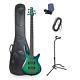 Ibanez SR405EQM 5-String Bass Guitar FREE Deluxe Bag, Stand, Cable, Tuner