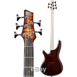 Ibanez SR405EQM 5 String Electric Bass Guitar Package With Tuner & Cable Bundle