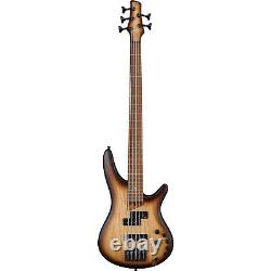 Ibanez SR655E Standard 5 string Electric Bass Natural withTuner, Stand, Strings