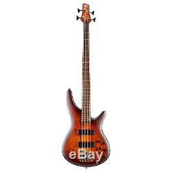 Ibanez SR800 4 String Electric Bass Guitar With Tuner & Cable Bundle