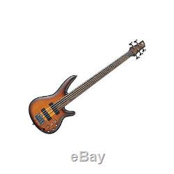 Ibanez SRF705 5 String Bass Guitar Package With Tuner & Cable Bundle