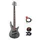 Ibanez SRFF805 5 String Electric Bass Guitar Package with Tuner & Cable Bundle