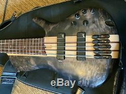 Ibanez SRSC805 5 string bass with Aguilar pickups and OBP3 preamp Hipshot tuners