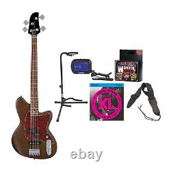 Ibanez TMB100 Bass Guitar (Right-Hand) with Tuner, Stand and Accessory Bundle