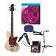 Ibanez TMB100 Talman Electric Bass Guitar with Tuner Stand and Accessory Bundle
