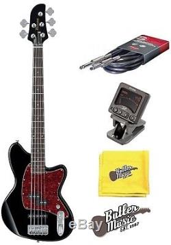 Ibanez TMB105BK Talman Series Black Electric Bass Guitar withTuner + More
