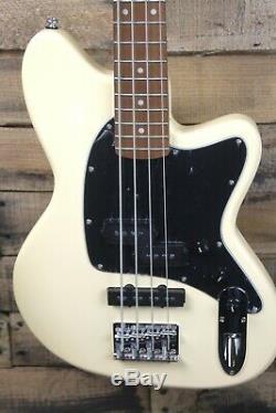 Ibanez TMB30 Short Scale Electric Bass Guitar Ivory- Broken Tuner #R2331