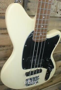 Ibanez TMB30 Short Scale Electric Bass Guitar Ivory- Broken Tuner #R2331