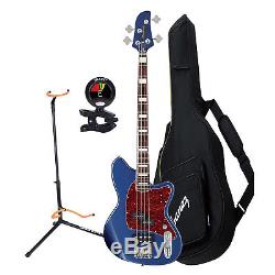 Ibanez TMB300 4-String Electric Bass Guitar Navy Metallic /w Bag, Tuner & Stand