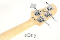 Ibanez TMB310 Talman Silver Sparkle 4-string Electric Bass AS IS Broken Tuner