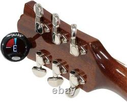 Innovative Rechargeable Clip-On Tuner with 1.5 Display for Bass, Violin, Guitar