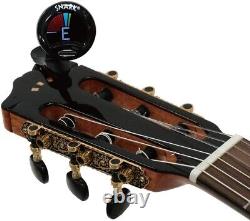 Innovative Rechargeable Clip-On Tuner with 1.5 Display for Bass, Violin, Guitar