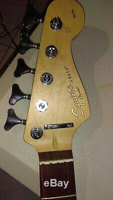 J Bass Squier 5 String Bass Neck With Tuner