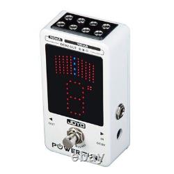 JF-18R Guitar Effect Pedal Tuner Bass Tuner/8 Port Guitar Power True Bypass