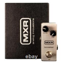 JIM DUNLOP MXR M293 Booster Mini Guitar Effects Pedal Silver