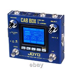 JOYO Guitar Multi-Effects Processor Pedal Amp Modeling IR Loading Rhythm Tuner